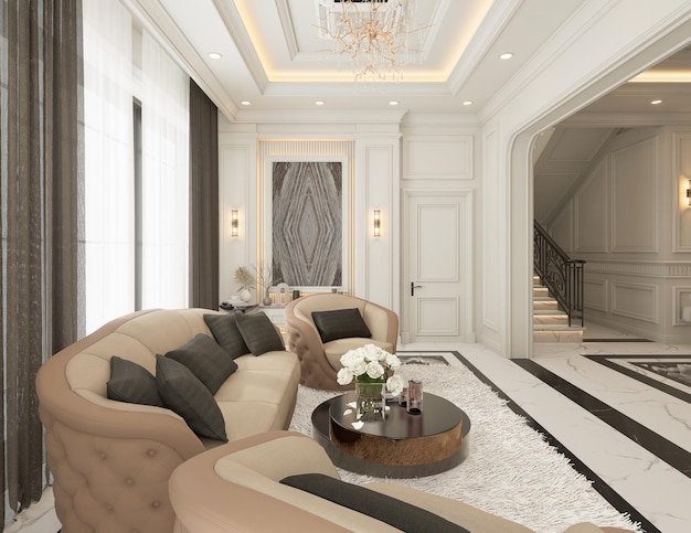 High-end luxury house rental Singapore elegant interior furnishings